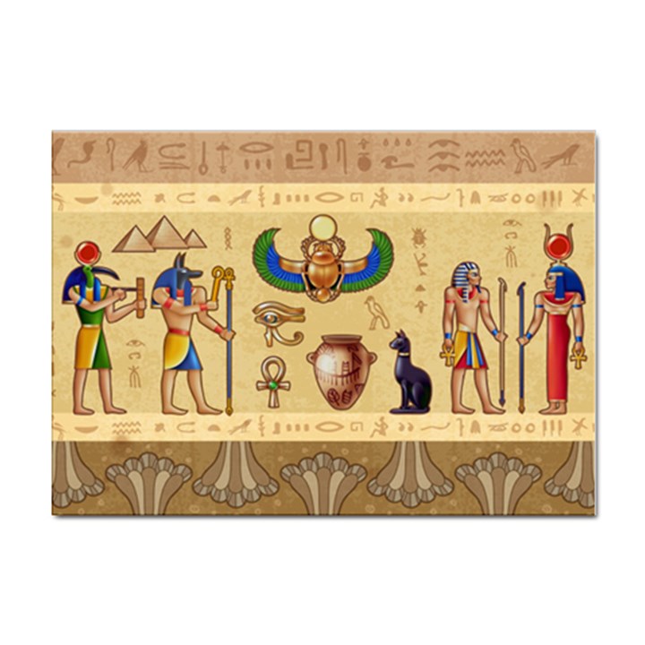 Egypt-horizontal-illustration Sticker A4 (100 pack)