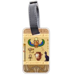 Egypt-horizontal-illustration Luggage Tag (two Sides) by Salman4z