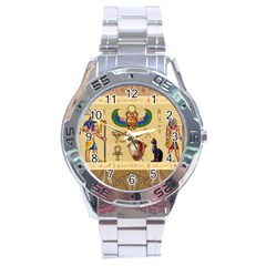 Egypt-horizontal-illustration Stainless Steel Analogue Watch by Salman4z