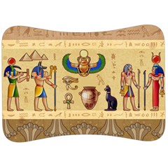 Egypt-horizontal-illustration Velour Seat Head Rest Cushion by Salman4z