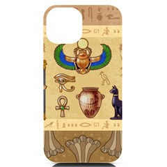 Egypt-horizontal-illustration Iphone 14 Black Uv Print Case by Salman4z