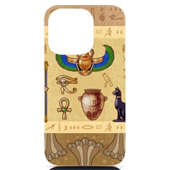 Egypt-horizontal-illustration Iphone 14 Pro Black Uv Print Case by Salman4z