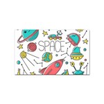 Space-cosmos-seamless-pattern-seamless-pattern-doodle-style Sticker (Rectangular) Front