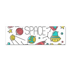 Space-cosmos-seamless-pattern-seamless-pattern-doodle-style Sticker Bumper (10 Pack) by Salman4z