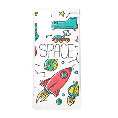 Space-cosmos-seamless-pattern-seamless-pattern-doodle-style Samsung Galaxy Note 20 Tpu Uv Case by Salman4z