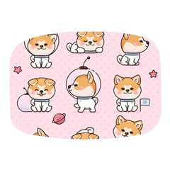 Set-kawaii-smile-japanese-dog-akita-inu-cartoon Mini Square Pill Box by Salman4z