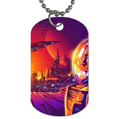 Far-future-human-colonization Dog Tag (one Side) by Salman4z