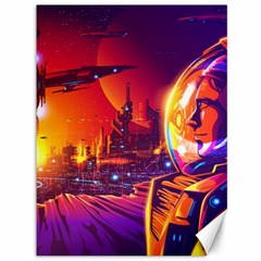 Far-future-human-colonization Canvas 36  X 48  by Salman4z