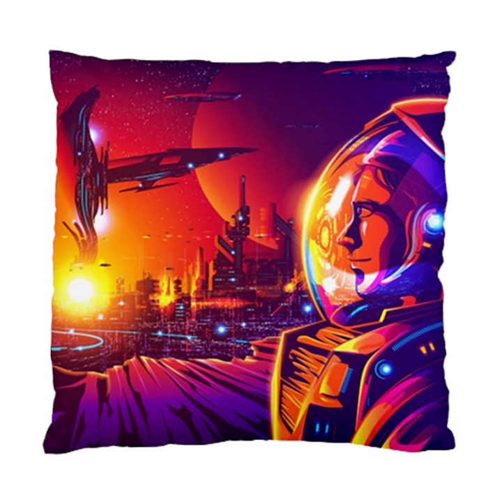 Far-future-human-colonization Standard Cushion Case (Two Sides)