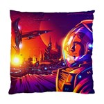 Far-future-human-colonization Standard Cushion Case (Two Sides) Back