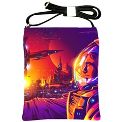 Far-future-human-colonization Shoulder Sling Bag by Salman4z