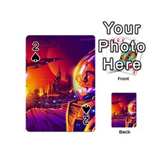 Far-future-human-colonization Playing Cards 54 Designs (mini) by Salman4z