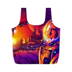 Far-future-human-colonization Full Print Recycle Bag (m) by Salman4z