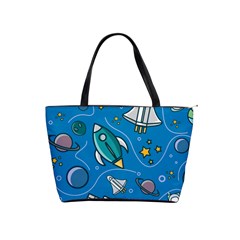 About-space-seamless-pattern Classic Shoulder Handbag by Salman4z