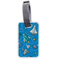 About-space-seamless-pattern Luggage Tag (one Side) by Salman4z