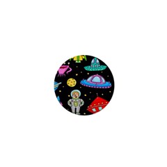 Seamless-pattern-with-space-objects-ufo-rockets-aliens-hand-drawn-elements-space 1  Mini Magnets by Salman4z