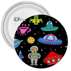 Seamless-pattern-with-space-objects-ufo-rockets-aliens-hand-drawn-elements-space 3  Buttons by Salman4z