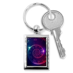 Time-machine Key Chain (rectangle) by Salman4z