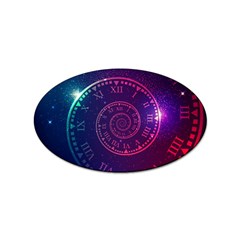 Time-machine Sticker Oval (100 Pack) by Salman4z