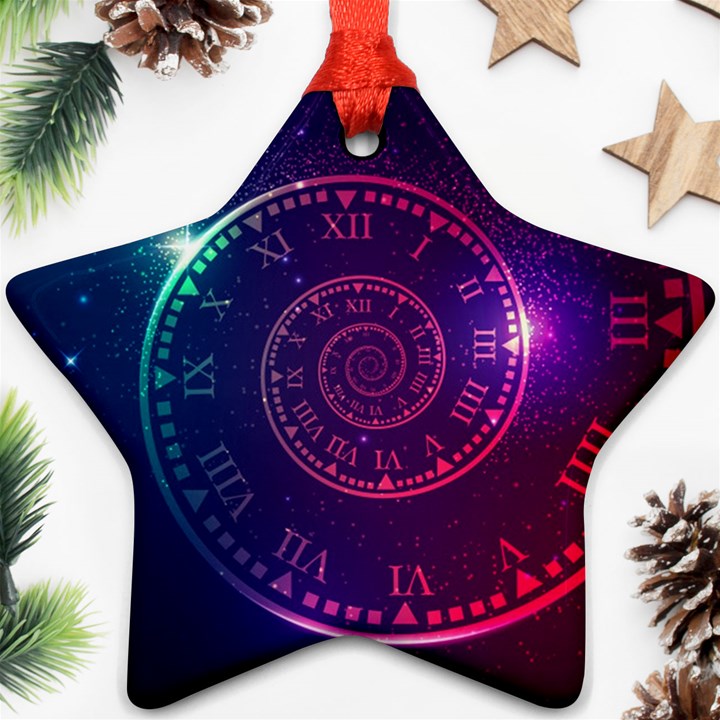 Time-machine Star Ornament (Two Sides)