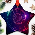 Time-machine Star Ornament (Two Sides) Back