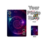 Time-machine Playing Cards 54 Designs (Mini) Front - Spade10