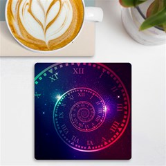 Time-machine Uv Print Square Tile Coaster  by Salman4z