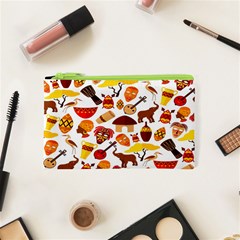 Africa-jungle-ethnic-tribe-travel-seamless-pattern-vector-illustration Cosmetic Bag (xs) by Salman4z