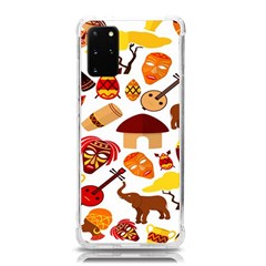 Africa-jungle-ethnic-tribe-travel-seamless-pattern-vector-illustration Samsung Galaxy S20plus 6 7 Inch Tpu Uv Case by Salman4z