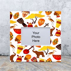 Africa-jungle-ethnic-tribe-travel-seamless-pattern-vector-illustration White Box Photo Frame 4  X 6  by Salman4z