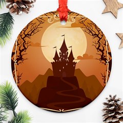 Beautiful-castle Ornament (round) by Salman4z