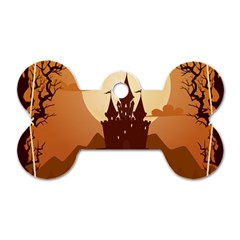 Beautiful-castle Dog Tag Bone (one Side) by Salman4z