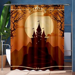 Beautiful-castle Shower Curtain 60  X 72  (medium)  by Salman4z