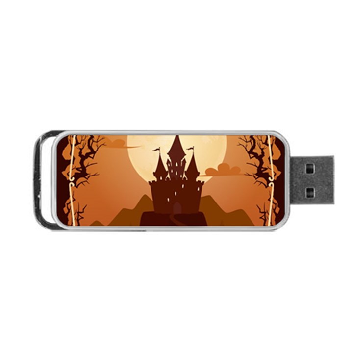 Beautiful-castle Portable USB Flash (Two Sides)