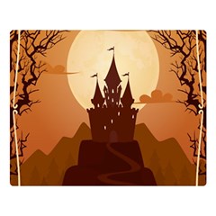 Beautiful-castle Two Sides Premium Plush Fleece Blanket (large) by Salman4z