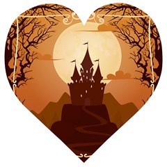 Beautiful-castle Wooden Puzzle Heart by Salman4z