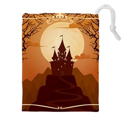 Beautiful-castle Drawstring Pouch (4xl) by Salman4z