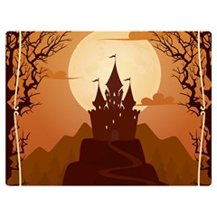 Beautiful-castle Premium Plush Fleece Blanket (extra Small) by Salman4z