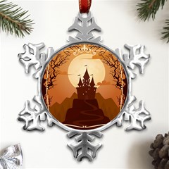 Beautiful-castle Metal Small Snowflake Ornament by Salman4z