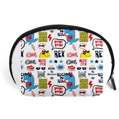 Monster-cool-seamless-pattern Accessory Pouch (large) by Salman4z