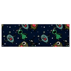 Monster-alien-pattern-seamless-background Banner And Sign 12  X 4  by Salman4z