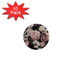 Elegant-seamless-pattern-blush-toned-rustic-flowers 1  Mini Magnet (10 Pack)  by Salman4z