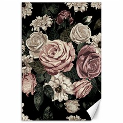 Elegant-seamless-pattern-blush-toned-rustic-flowers Canvas 24  X 36  by Salman4z