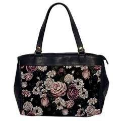 Elegant-seamless-pattern-blush-toned-rustic-flowers Oversize Office Handbag by Salman4z