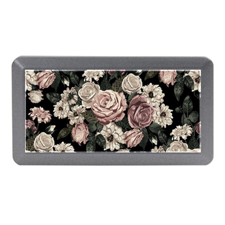 Elegant-seamless-pattern-blush-toned-rustic-flowers Memory Card Reader (Mini)