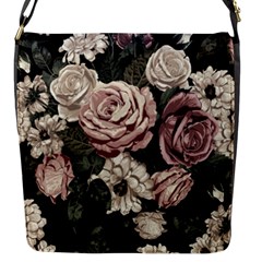 Elegant-seamless-pattern-blush-toned-rustic-flowers Flap Closure Messenger Bag (s) by Salman4z