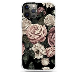 Elegant-seamless-pattern-blush-toned-rustic-flowers Iphone 12 Pro Max Tpu Uv Print Case by Salman4z