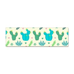 Cactus-succulents-floral-seamless-pattern Sticker (bumper) by Salman4z