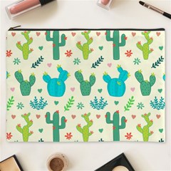 Cactus-succulents-floral-seamless-pattern Cosmetic Bag (xxxl) by Salman4z