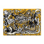 Crazy-abstract-doodle-social-doodle-drawing-style Sticker A4 (10 pack) Front